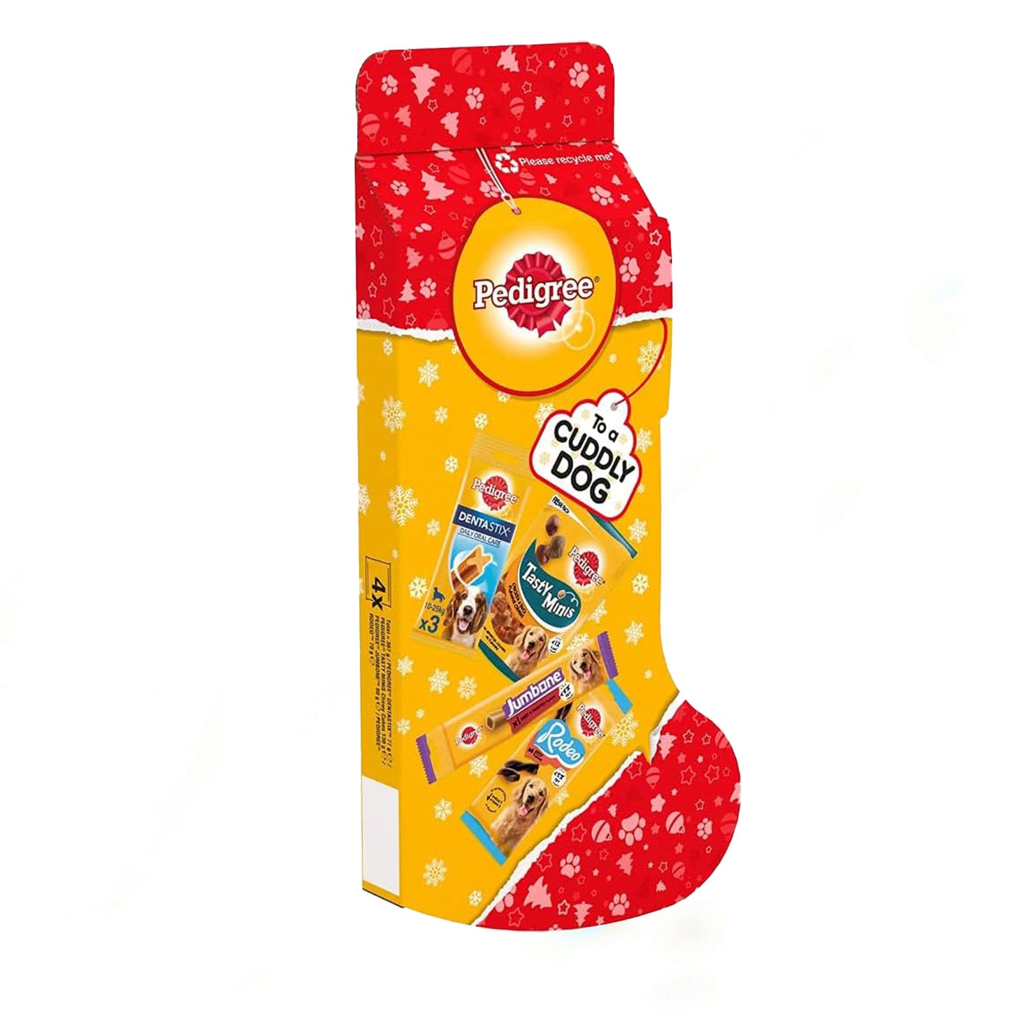 Pedigree Christmas Stocking Gift Adult Dog Treats Mixed, 367g