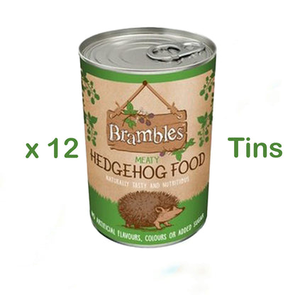 Brambles Meaty Hedgehog Food - 400g x 12 Tins