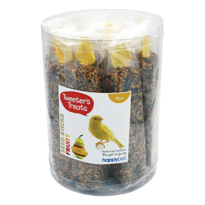 Tweeters Treats Seed Stick Fruity - Canaries - 12Pcs