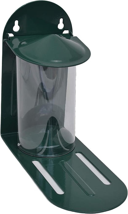 Squirrel Feeder Metal Green