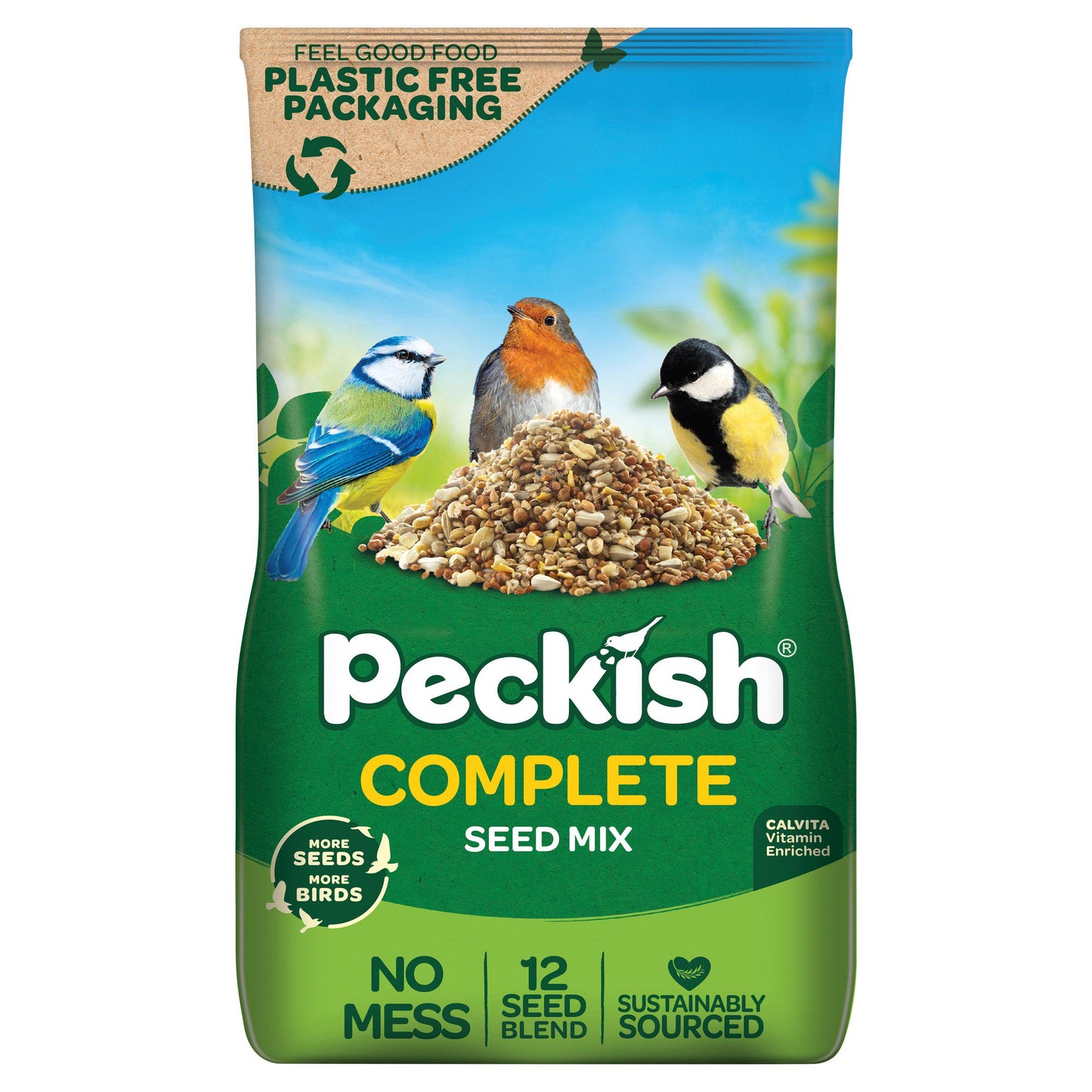 Peckish - Complete Seed & Nut Bird Food - 1kg