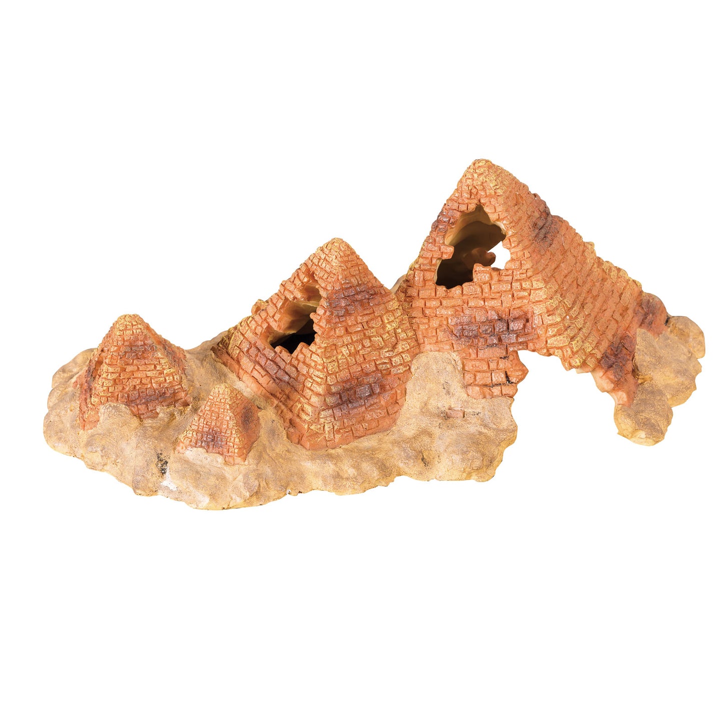 Reptile Pyramid Hide Cave Large - 60cm x 41cm 12cm Bulk Buy x8