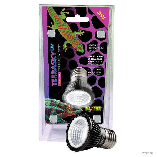 Exo Terra TerraSkyUV - UVB LED Terrarium Spot - 3W