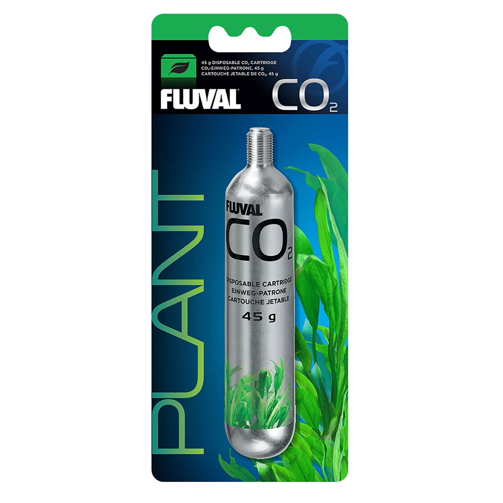 Fluval 45 g CO2 Disposable Cartridge - 1 pack