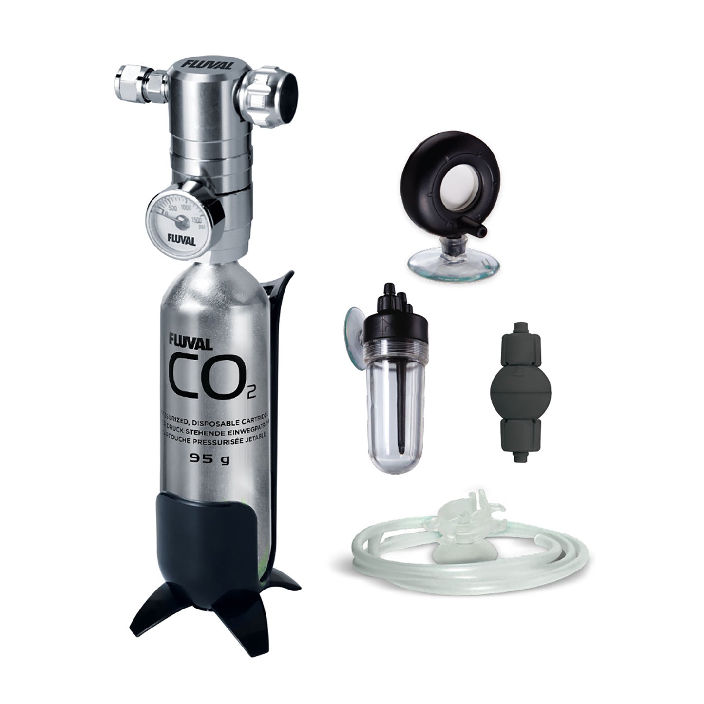 Fluval Pressurized 95 g CO2 Kit - For aquariums up to 190 L (50 US gal)