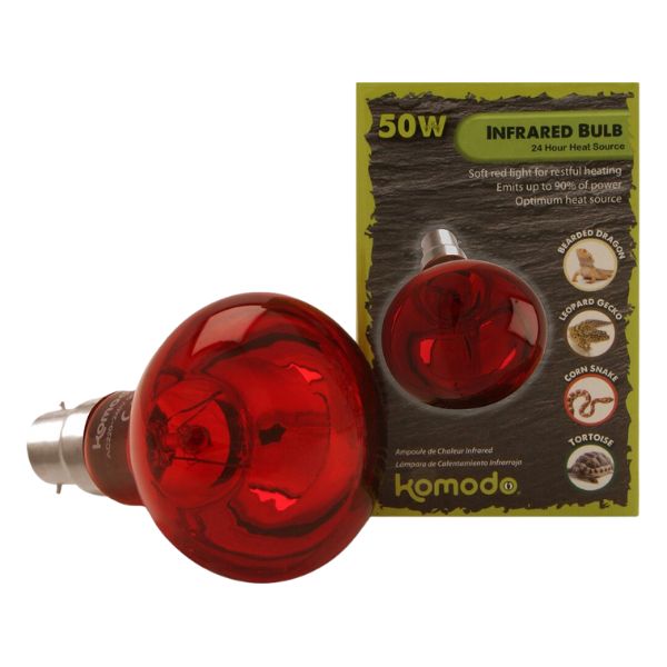 Komodo Infrared Spot Bulb R63 BC 50W (Bayonet)