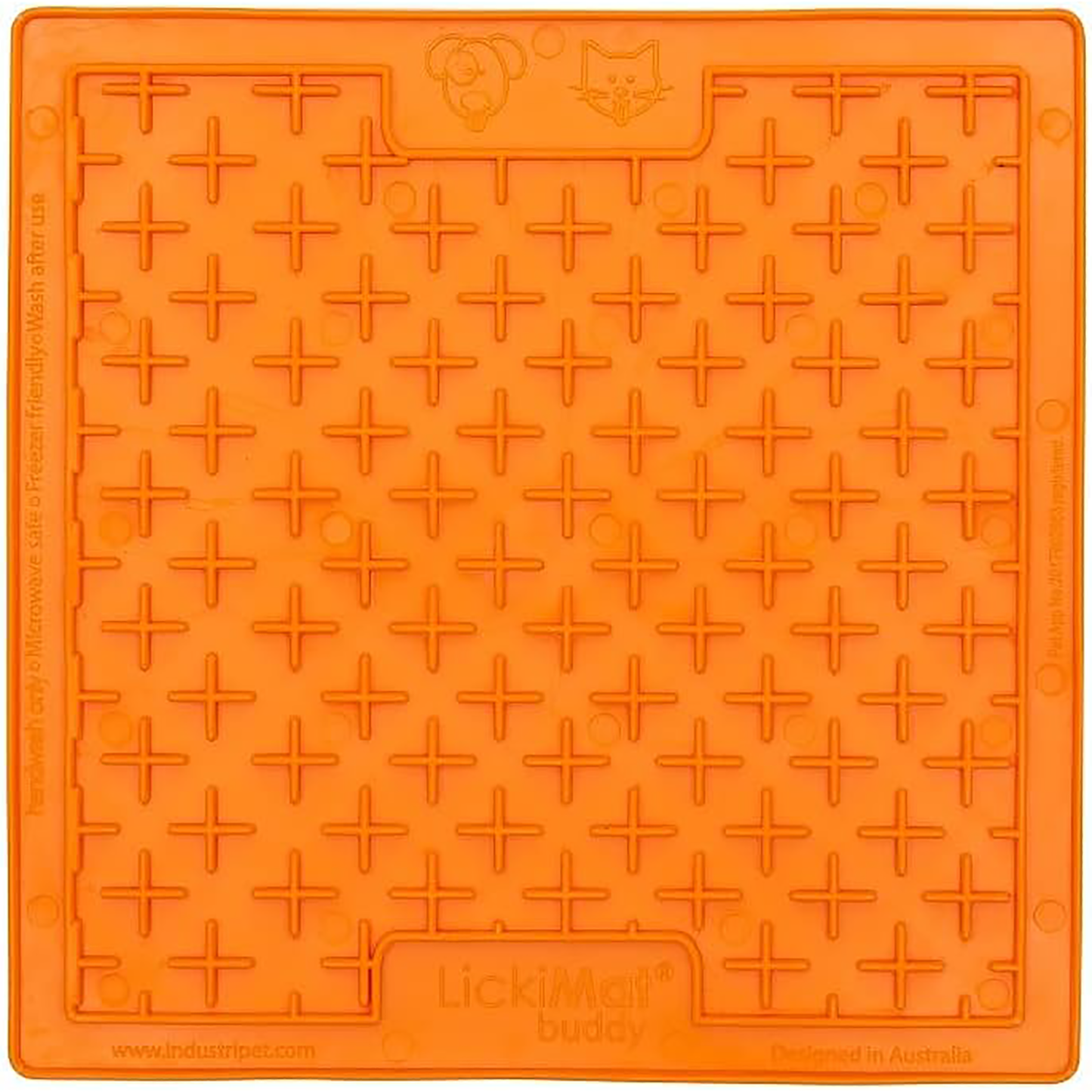 LickiMat Classic Buddy Orange 20 x 20cm