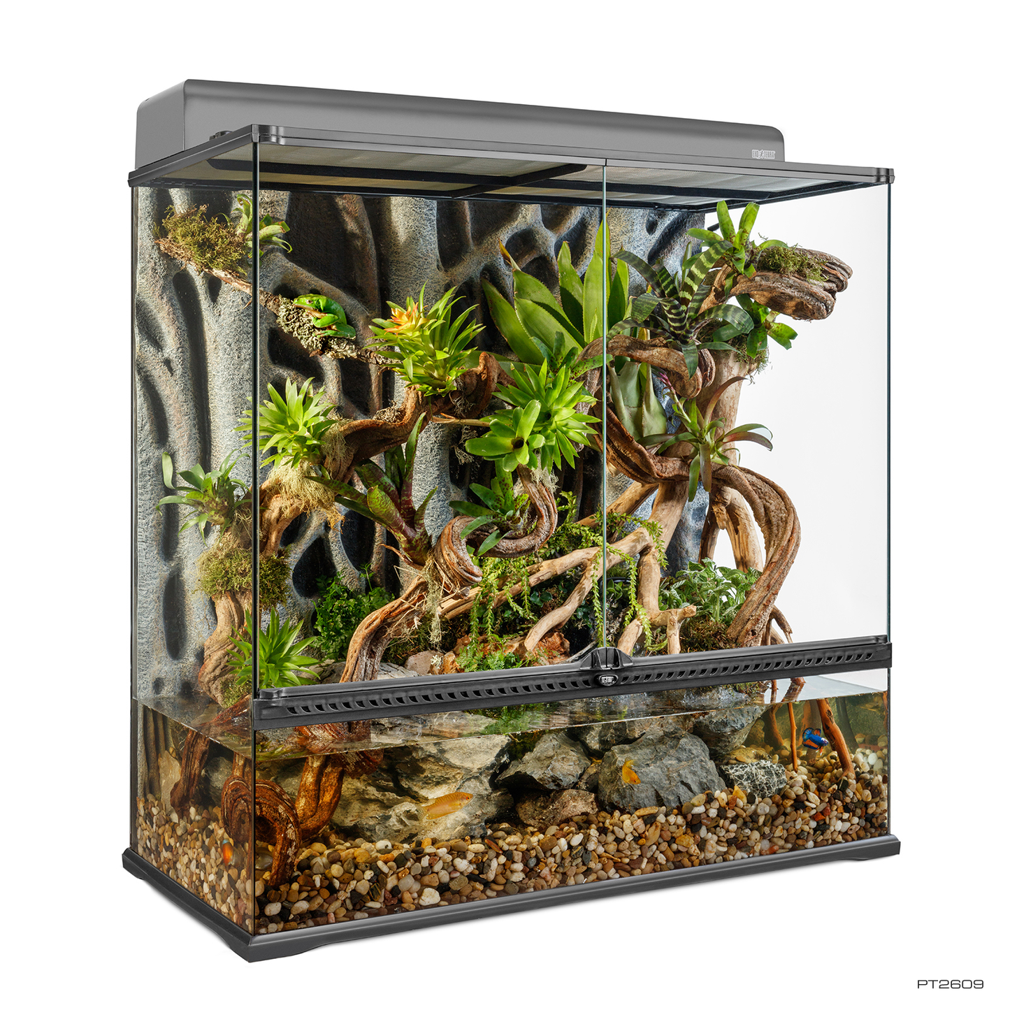 Exo Terra Advanced Paludarium & Rainforest Terrarium - Large X-Tall - 90 x 45 x 90cm