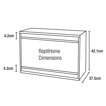 Vivexotic Repti-Home Small Vivarium Black