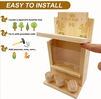 The Nut Bar Squirrel Feeder