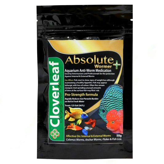 Cloverleaf Absolute Aquarium Wormer Plus 50g