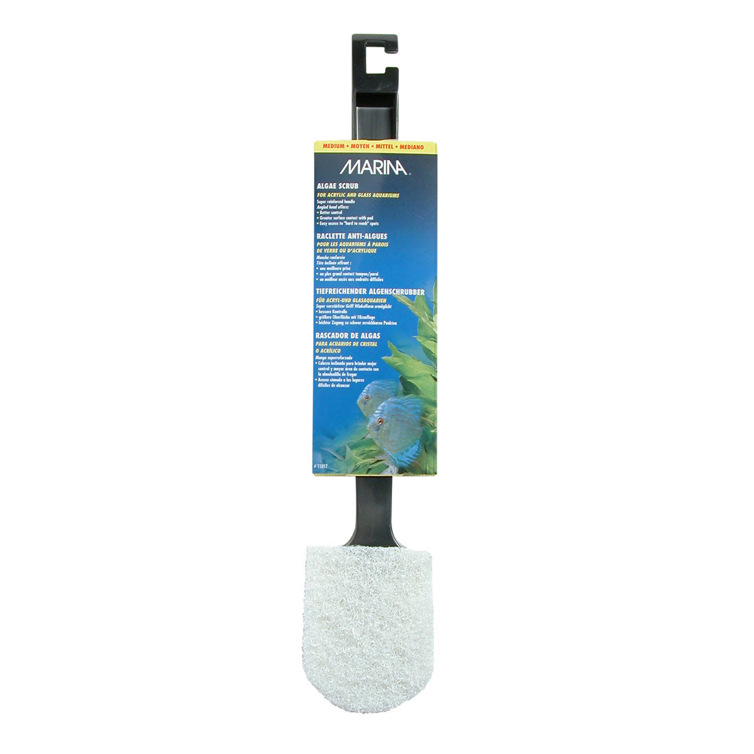 Marina Large Algae Scrubber with Plastic Handle