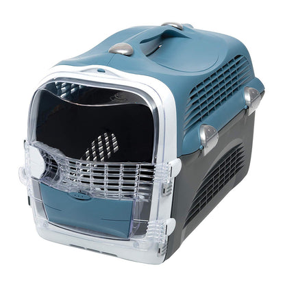 Catit Cabrio Cat Carrier - Cherry Red / Turquoise / Blue Grey