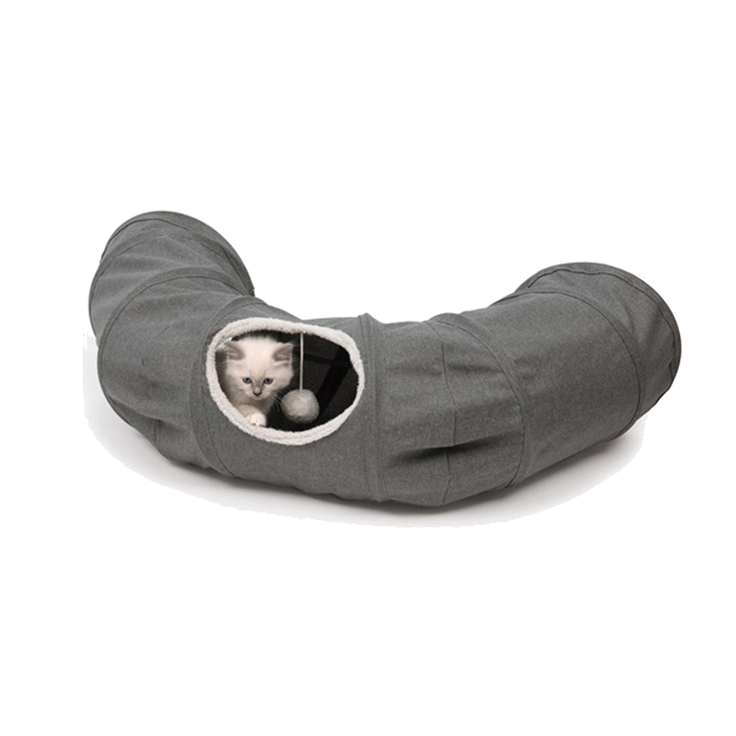 Vesper Peek-a-Boo Tunnel with Cushion - Blue or Grey