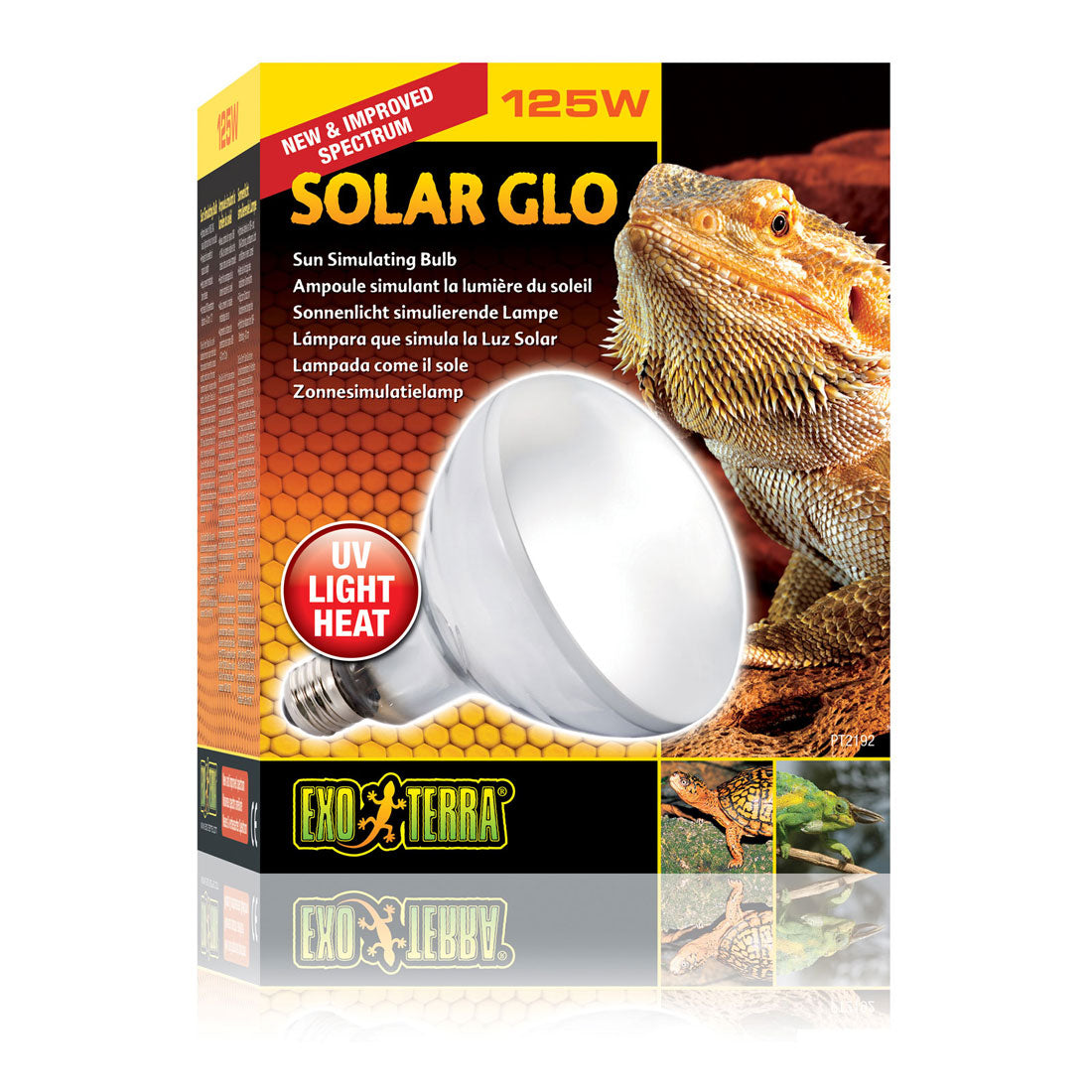 Exo Terra Solar Glo 125W UV Sun Heat Lamp