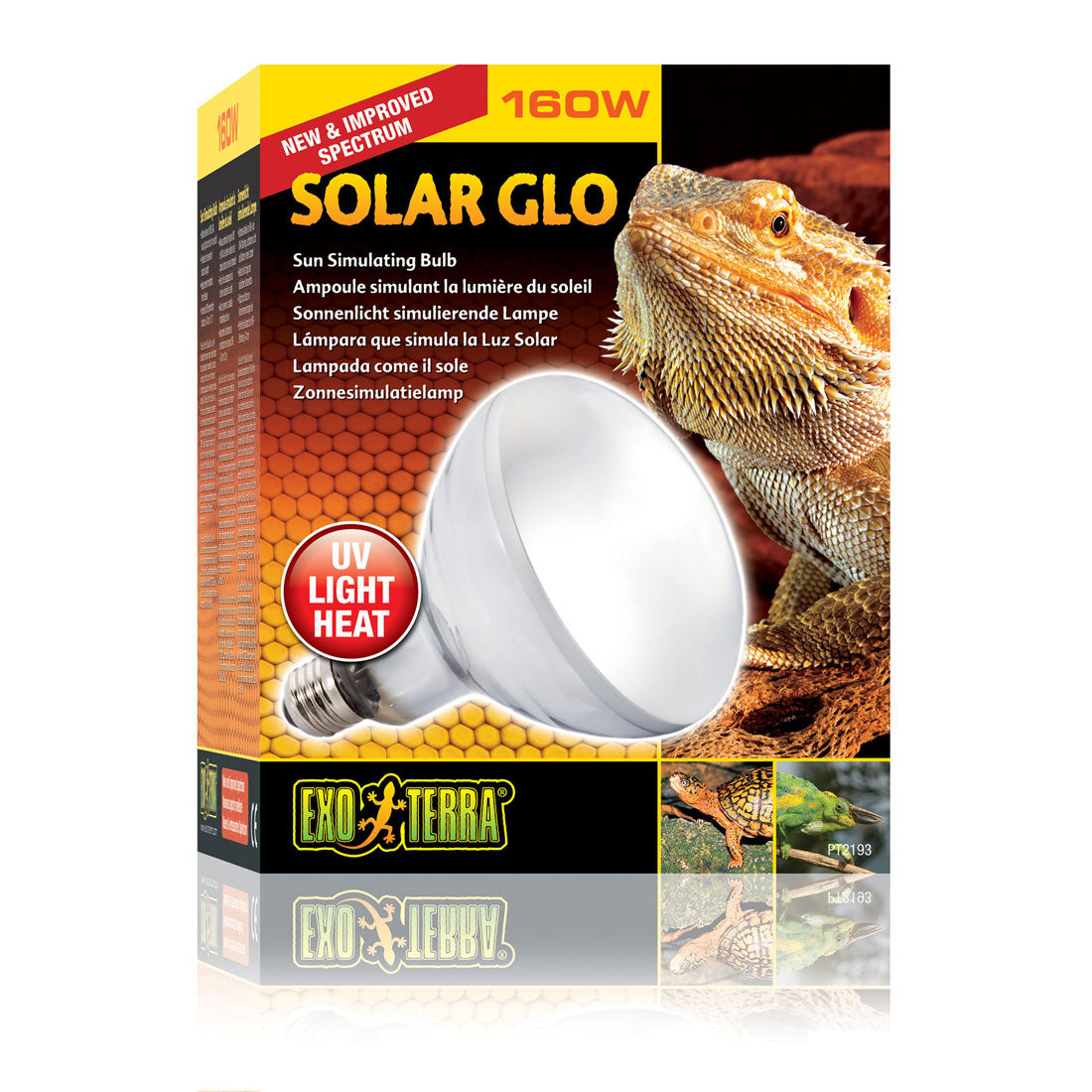 Exo Terra Solar Glo 160W UV Sun Heat Lamp