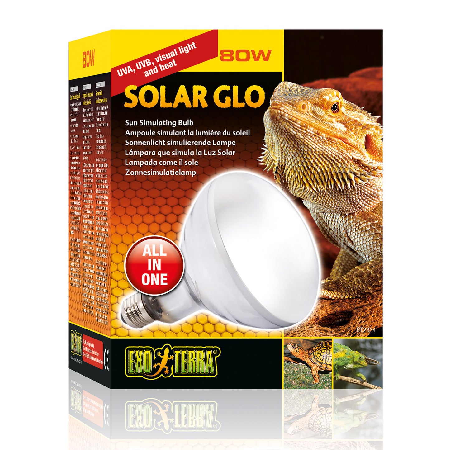 Exo Terra Solar Glo 80W UV Sun Heat Lamp