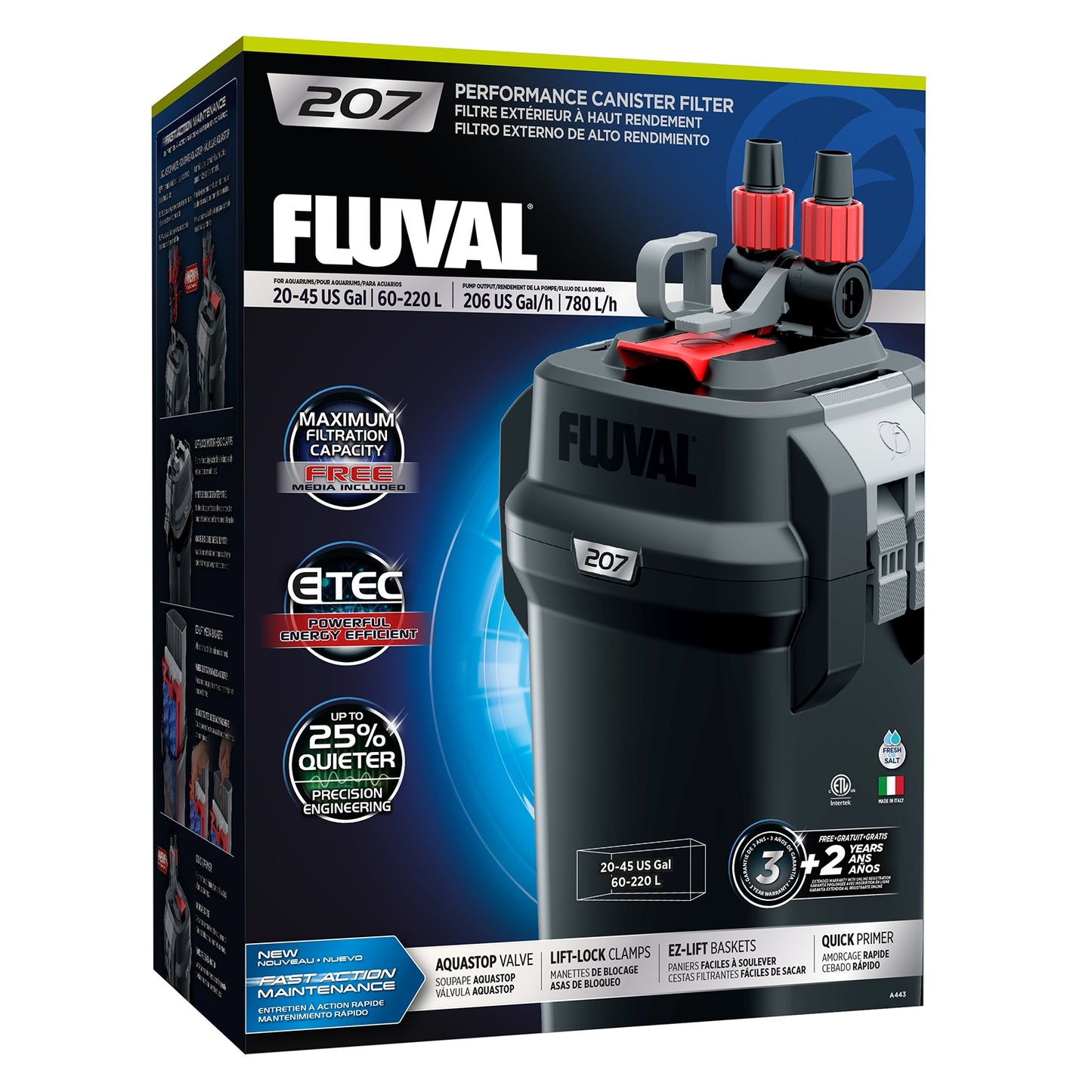 Fluval 207 External Filter (60-220 L)