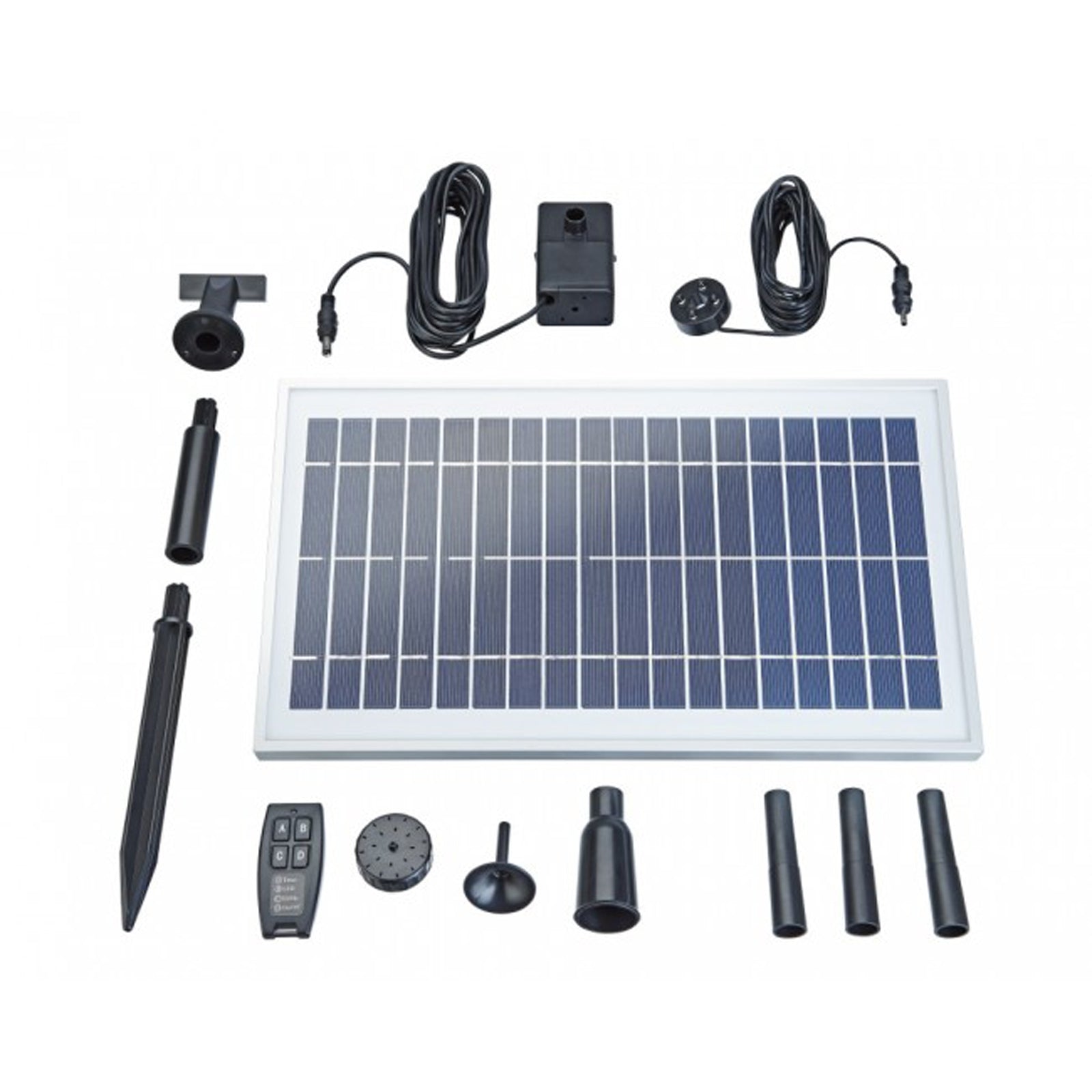 Pontec PondoSolar 600 Control Solar Fountain Set