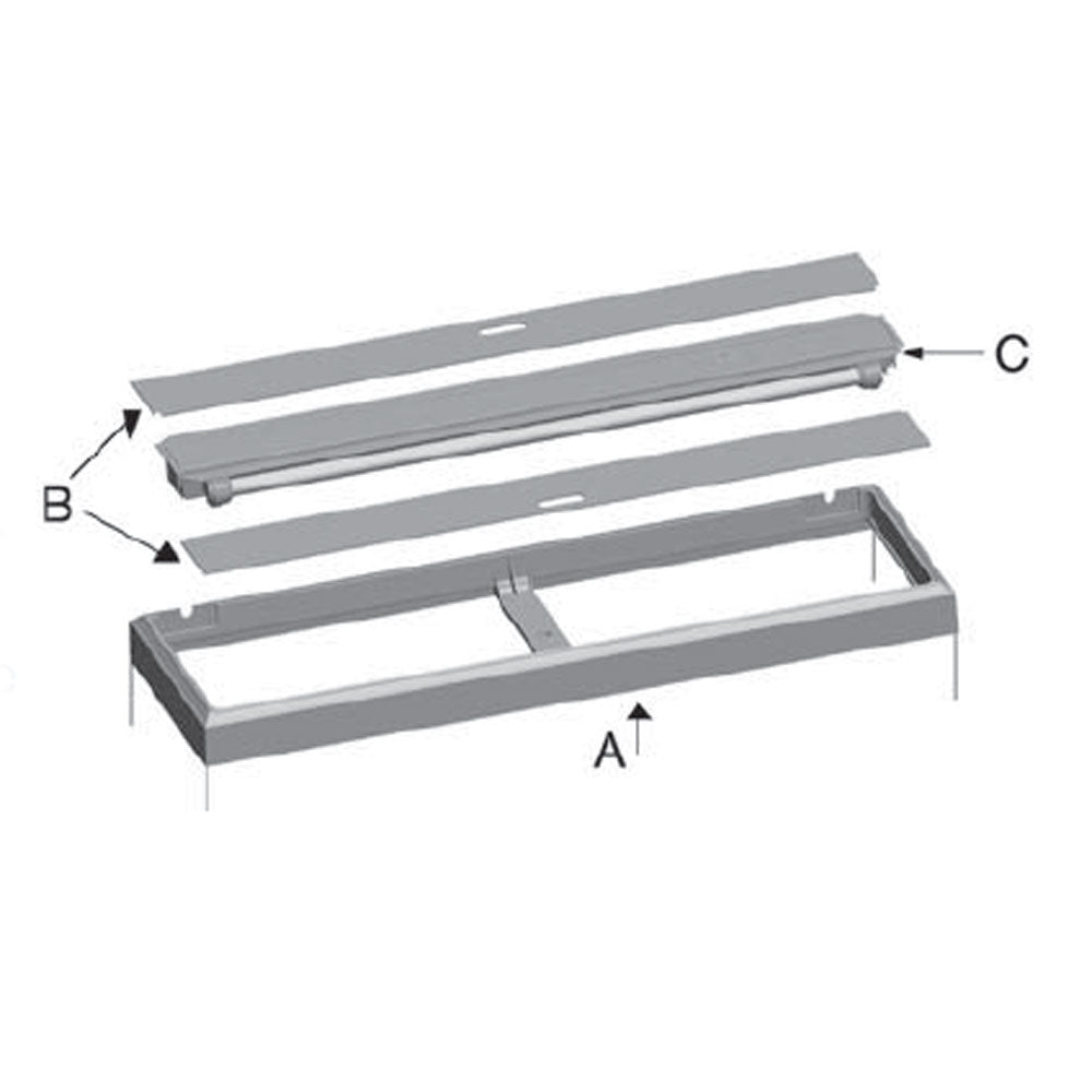 Fluval Roma 240 Lid Flap With Profeed Hole